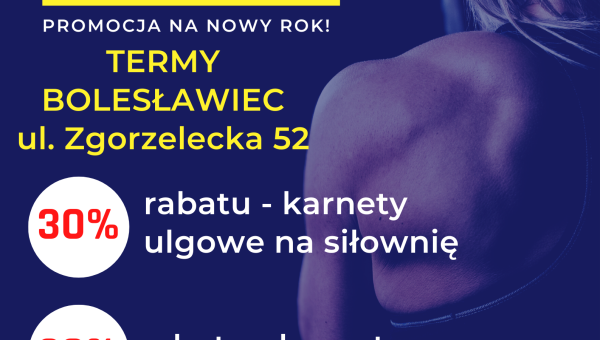 Promocja na Nowy Rok - Termy Bolesławiec